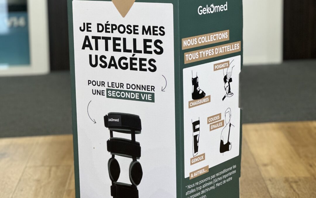 Où jeter une attelle orthopédique ?