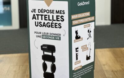 Où jeter une attelle orthopédique ?